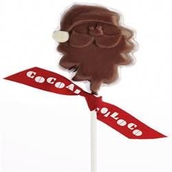 Cocoa Loco Org Milk Choc Santa Lolly - 40g