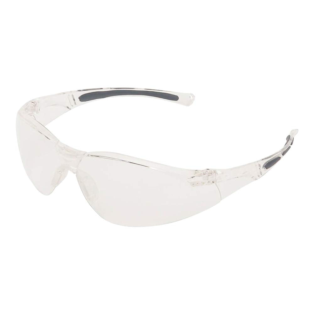 Honeywell 1015370 A800 Sporty Safety Eyewear Frame with Clear Anti-Scratch Lens - Translucent