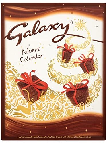 Galaxy Milk Chocolate Advent Calendar 110 g (Pack of 5)