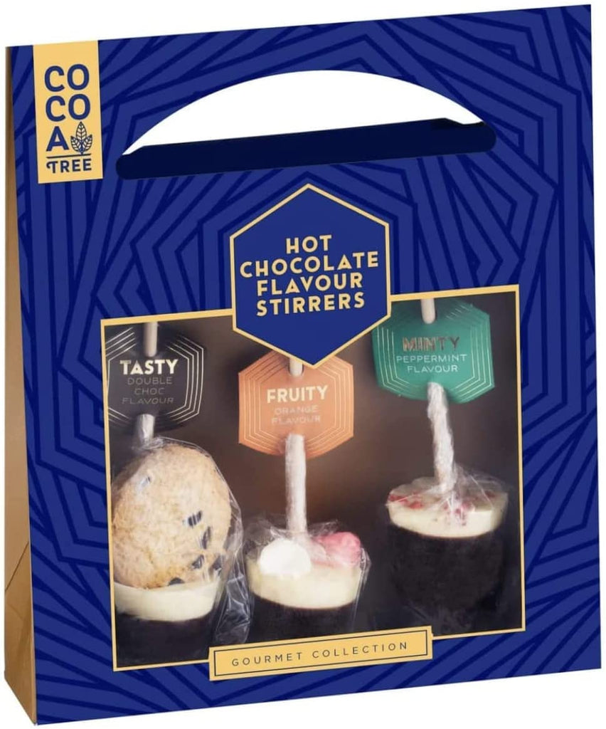 Hot Chocolate Flavour Decorated Stirrers