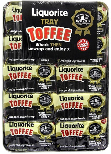 10 x Packs Walker's Nonsuch Tray Toffee 100g