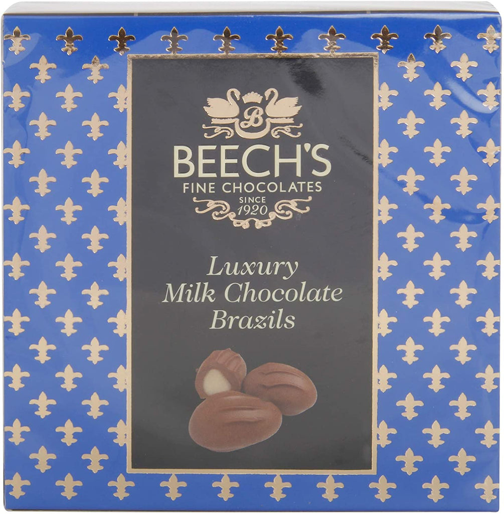 Beech's Fine Chocolates Luxury Milk Chocolate Brazils 90g