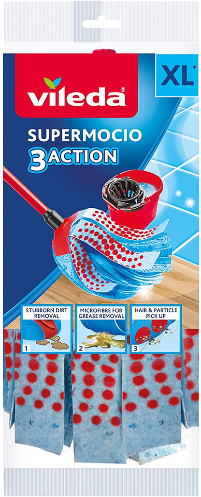 Vileda Supermocio 3 Action Mop Refill XL