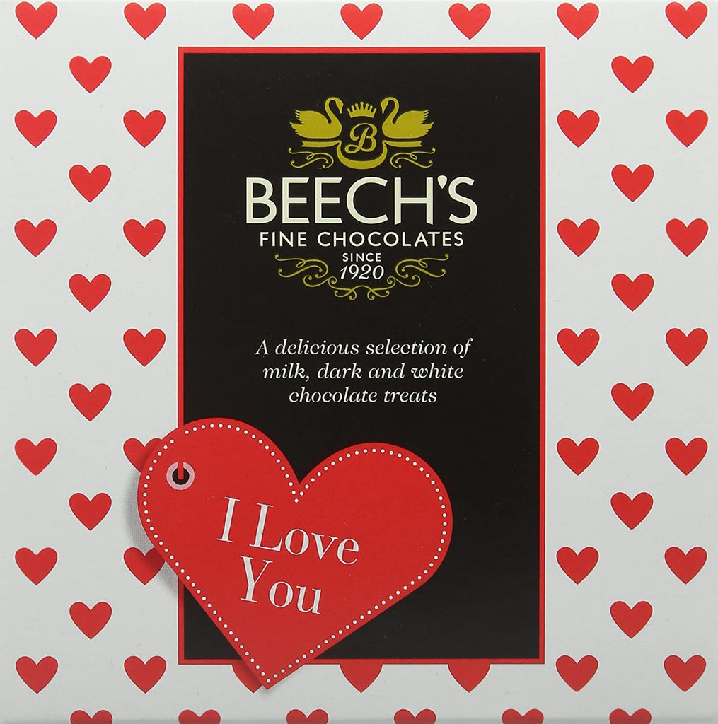 Beech's Fine Chocolate I Love You Chocolate Selection Box 90 g (Pack of 2)