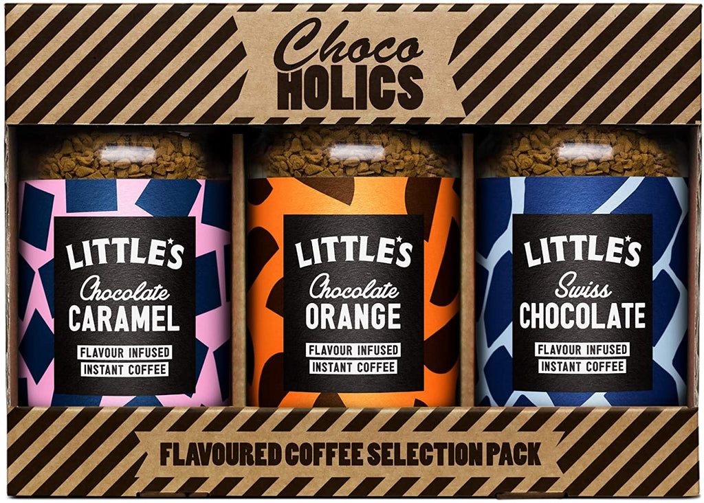 Little's Speciality Coffees Chocoholics Flavoured Instant Coffee Gift Set 50 g (Pack of 3)