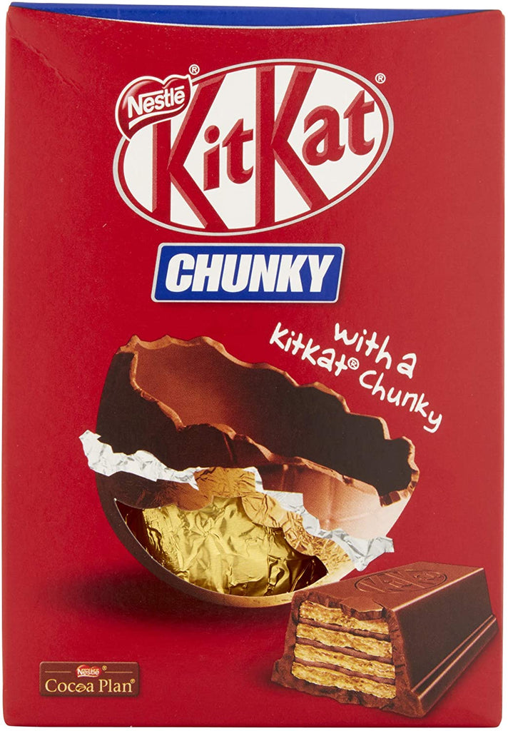 KITKAT Chunky Medium Easter Egg, 140 g (Pack of 9)