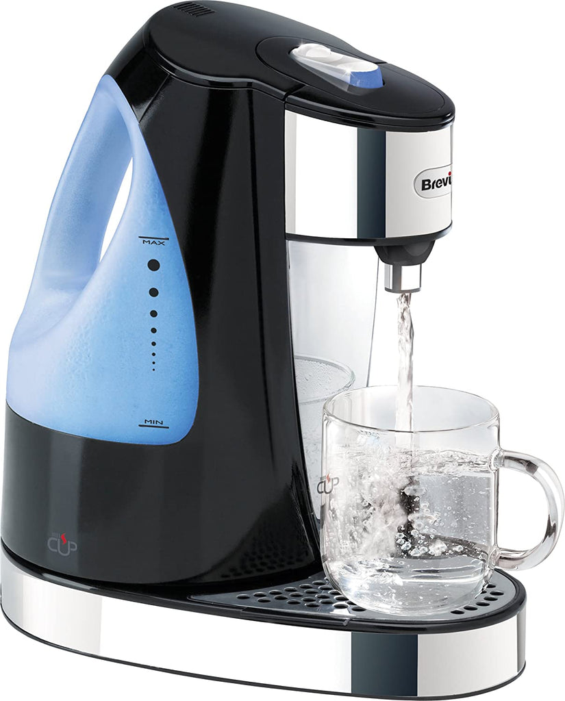 Breville HotCup Hot Water Dispenser, 3 KW Fast Boil, 1.5 Litre, Gloss Black [VKJ142]