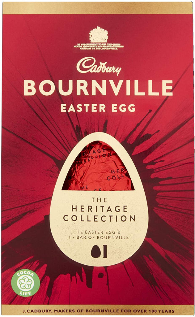 Cadbury Bournville Easter Egg with Chocolate Bar 155 g