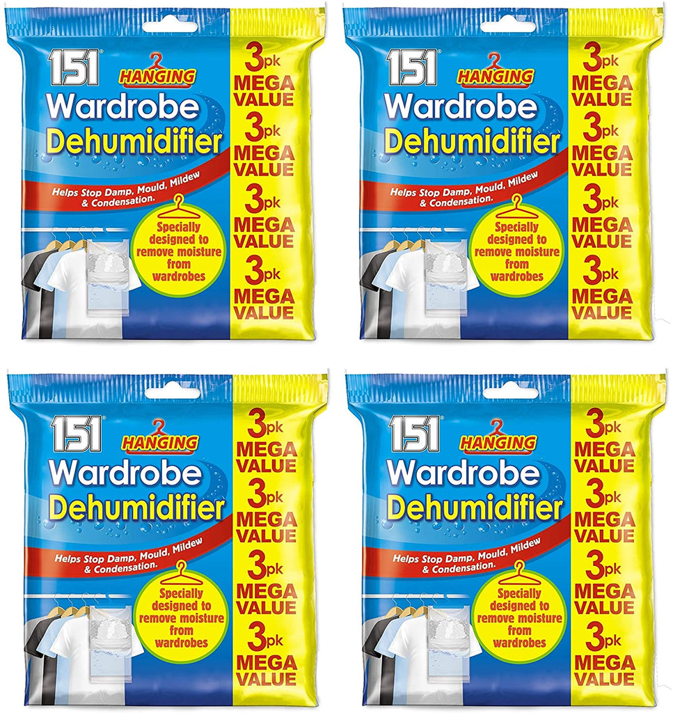 12 x Wardrobe Dehumidifier
