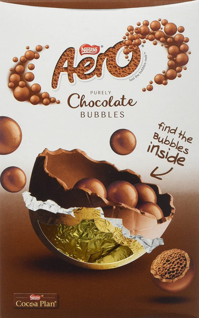 Aero Bubbles Medium Easter Egg, 124g (Pack of 9)