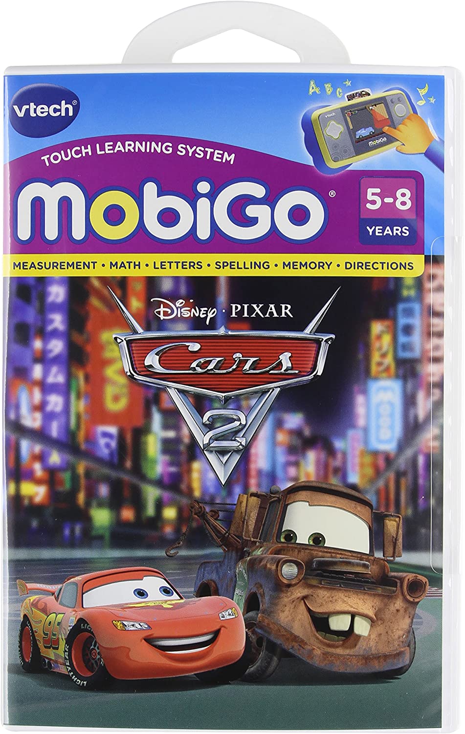 Vtech MobiGo Touch Learning System Game Cars 2 Bella Co